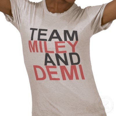 team miley and demi