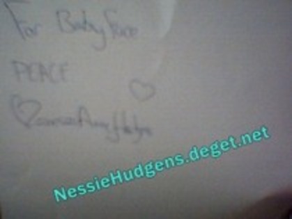 from NessieHudgens - my autograph