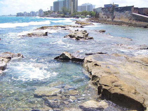 Just outside the hotel. - Puerto Rico