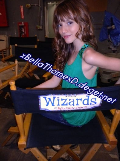 On the set - in Wizards Of Waverly Place
