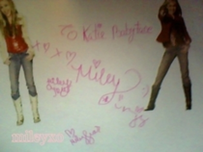 my  autograph  from mileyxo