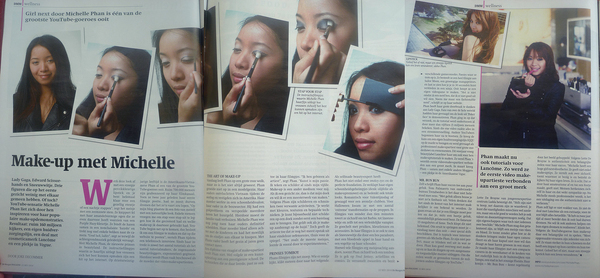 Just found out I got in a Belgian Magazine. 3 Page spread! Cool