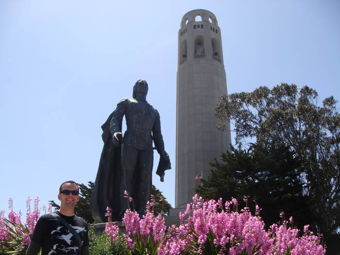 Coit Tower; A monument to all the fire fighters in San Francisco
