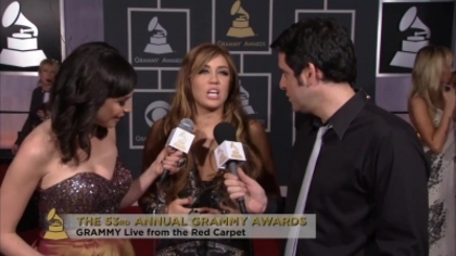 normal_022 - 0  Annual Grammy Awards 2011 - Red Carpet Interview 0