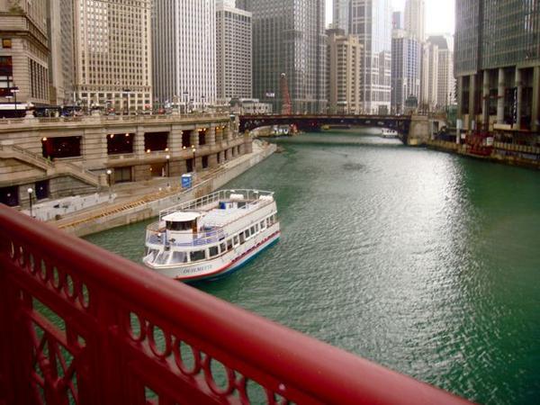 Ferry on the Chicago River