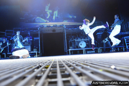 9 - Jb-The first concert from My World Tour