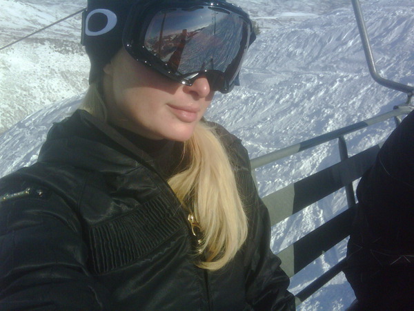 Me on The Chair Lift going up the Mountain. - 00 how can you find real stars