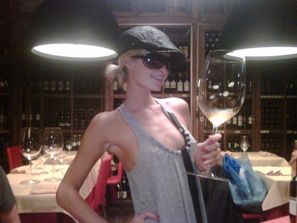 Me and a Huge Glass of Wine haha Literally HUGE
