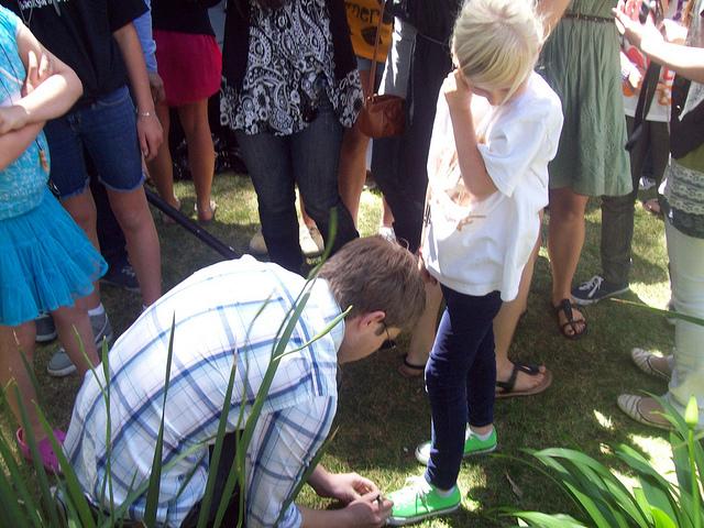 Sterling Knight signing my Converse!! - Me and SWAC Celebrities