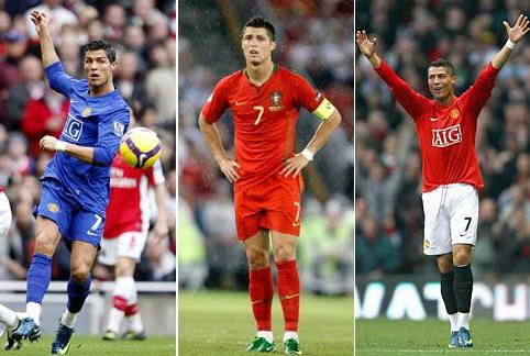 Cristiano Ronaldo; I like Cristiano Ronaldo because it is one of the best players in the world and when he left Real Ma
