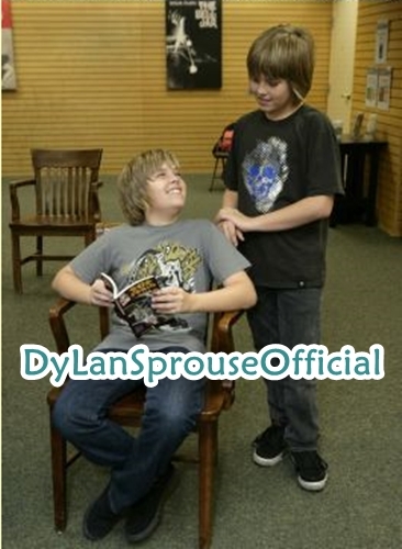 Us-a funny pic :]] - Me and Cole-Signing Barnes and Noble Book
