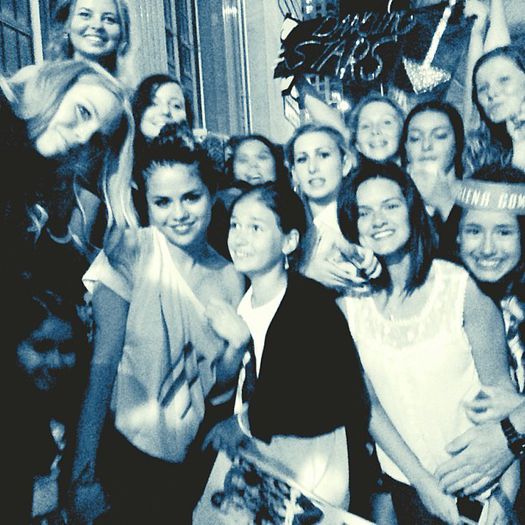 Selena Gomez and fans #2