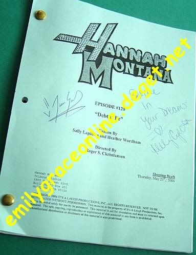 hannahs script5 - Hannah Montana Scripts
