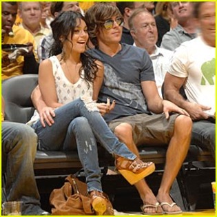 zac-efron-vanessa-hudgens-lakers