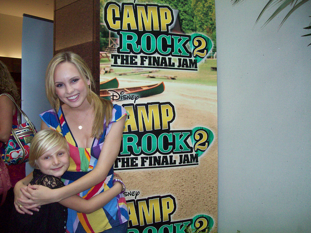 With Meaghan Martin