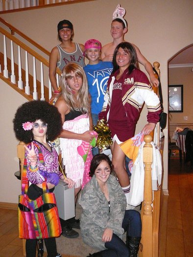 Me and my sisters and friends. - Halloween 2010-Children Affected by Aids and Trick-or-Treat for UNICEF