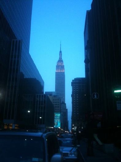 My view right now from Penn Station! I haven\'t been to the Empire State Building since I was 9
