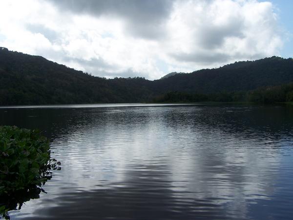 An inland lake we shot near. - x Puerto Rico