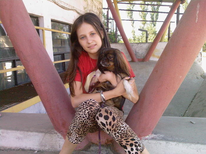 me & my dog; :X my sweety
