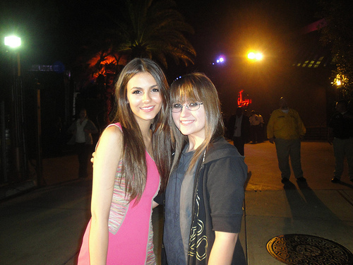 me and Victoria Justice - me and my fav stars