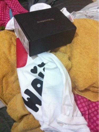 My T-Shirt with "I left my heart in Hawaii" and Millz BBerry Box - Some Proofs xD