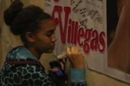 paige signing my guest poster