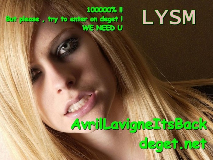For my avril _ i Love u so much _ Godness2 - The Real Avril Lavigne _ welcome back princess