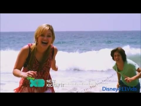 Disney XD\'s _Kickin\' It_ summer bumper with Leo Howard and Olivia Holt 074