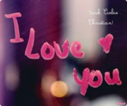 I Love you!