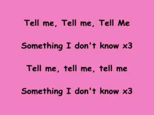 Selena Gomez Tell Me Something I don\'t know Lyrics  (4) - Selena Gomez Tell Me Something I Don Not Know Lyrics Screencaptures