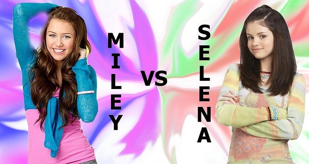 Miley Vs Selena