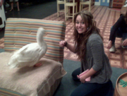 me and a duck