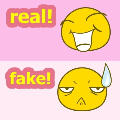 real & fake!