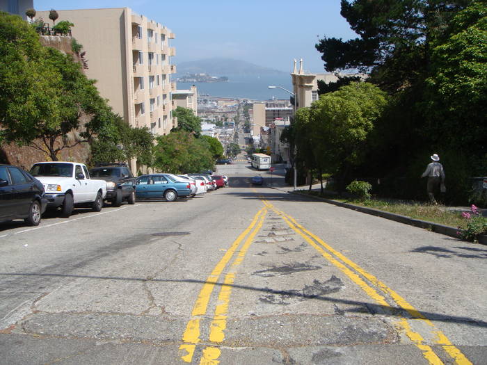 Taylor Street, the one from all the car chases in the movies - Our 2009 Holiday