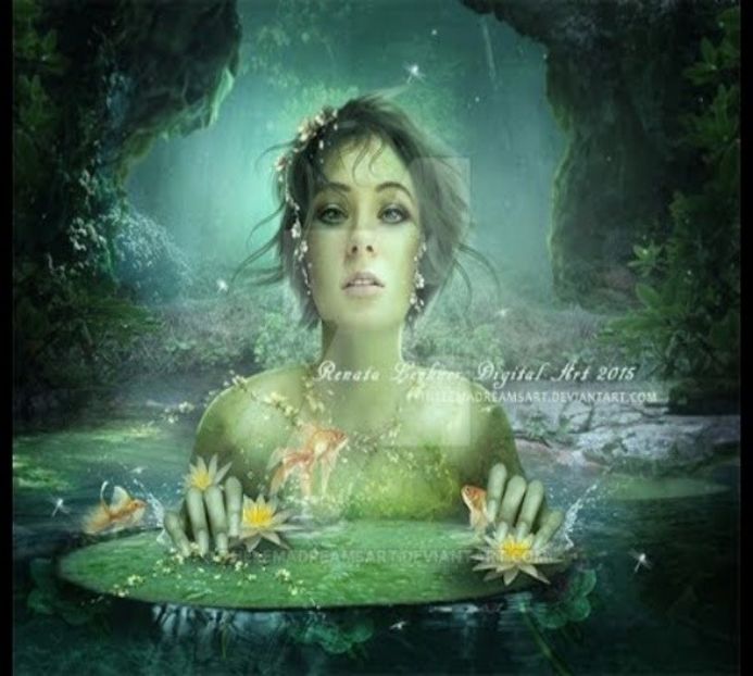  - Nymph - minor female nature deity - personifications of nature