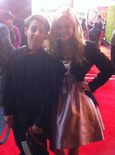 Olivia and Moises at Prom Premiere