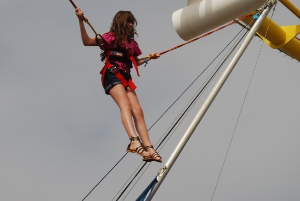 Yeeeeey! - Me on the Trampoline