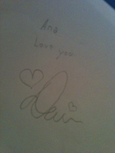 from demi - MY AUTOGRAPHS