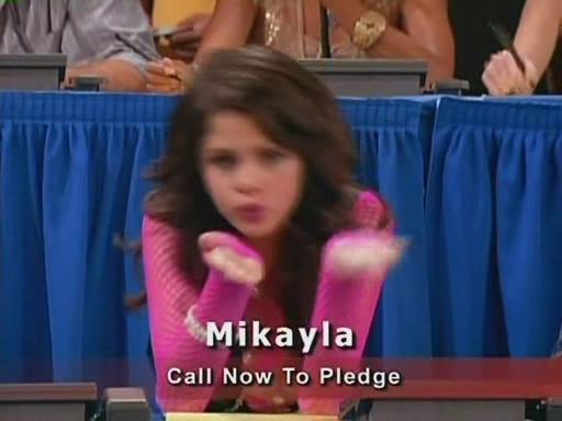 3 - Selena Gomez as Mikayla giving you a Big Kiss