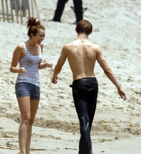 7 - Miley Cyrus in Malibu Beach