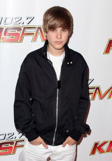 Justin Bieber at KissFM 2