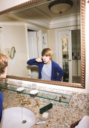 Brushing my teeth - 00-Justin-00