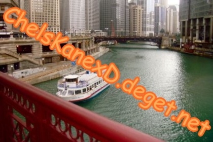 Ferry on the Chicago River