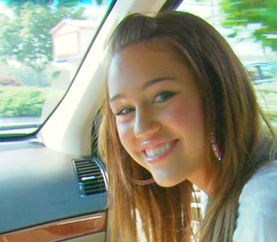 Cute - Me in my car XOXO Miley Cyrus