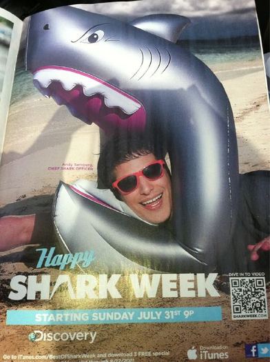 Im jumping up and down right now! I never miss this. #imobsessedwithsharkweek