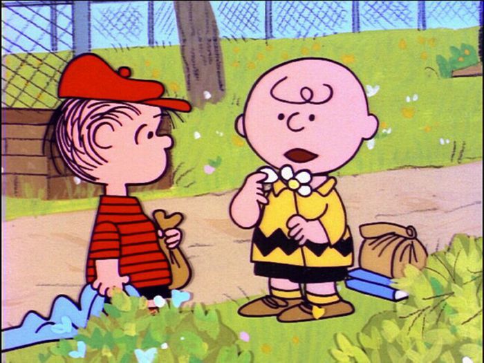 charlie_brown_with_linus,_she_loves_me,_she_loves_me_not_Wallpaper_wivt8 - Peanuts Gang