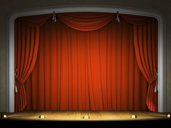 red-curtain