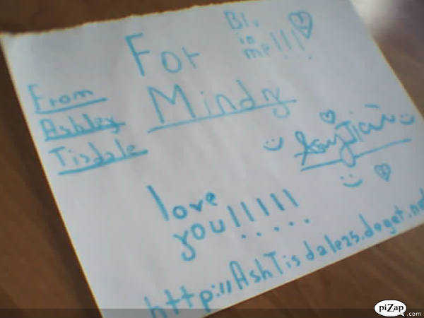 autograph for mindy - autograph for mindy