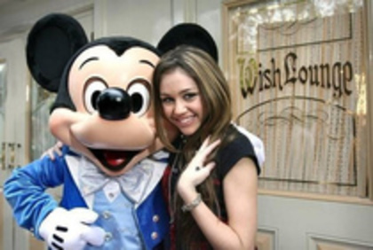 With Mickey Mouse