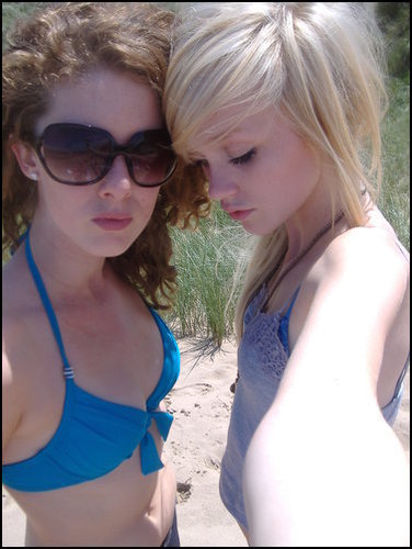 me and maddie on the sand dunes